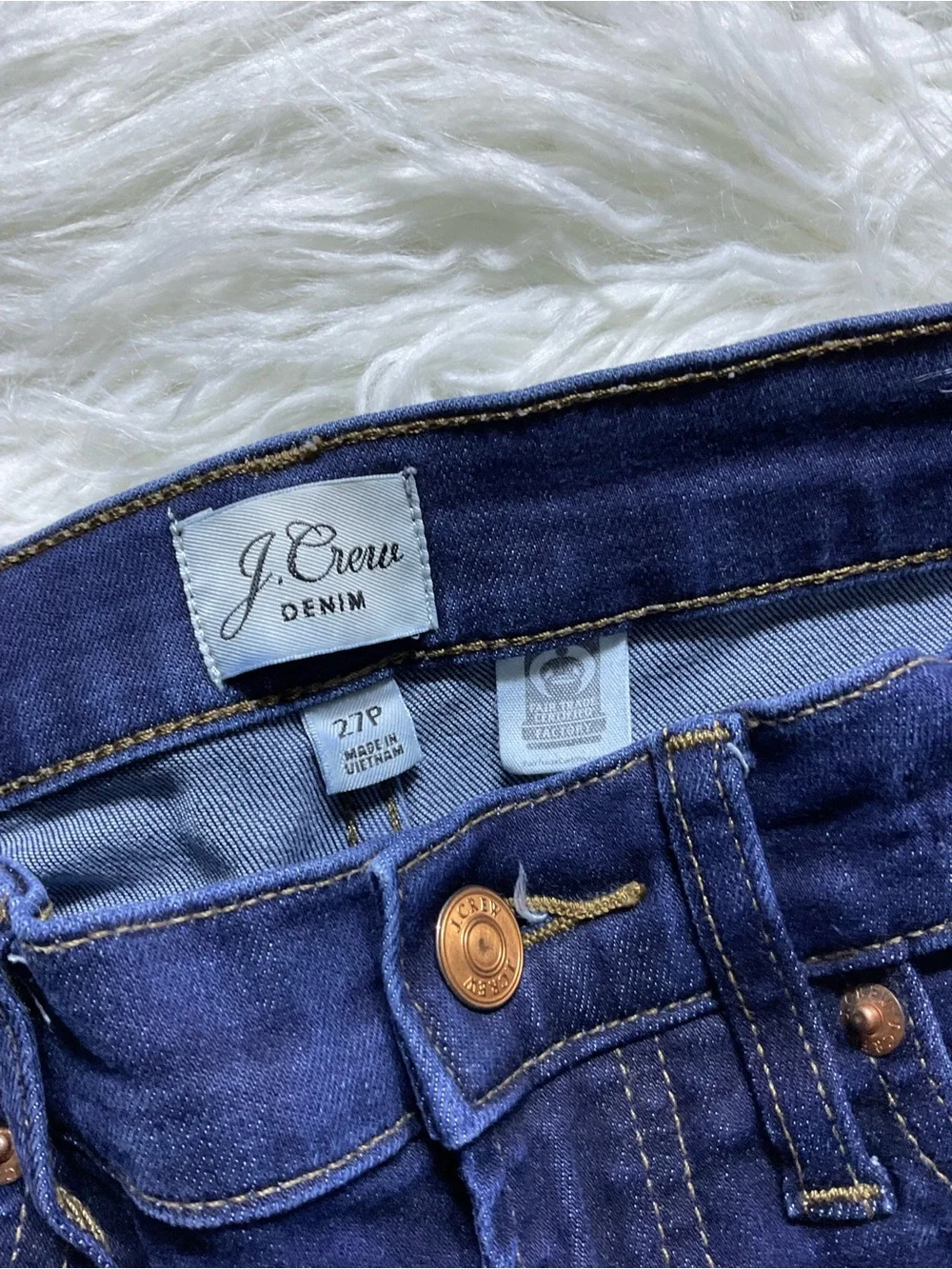 J Crew 10” High Rise Toothpick Skinny Jeans